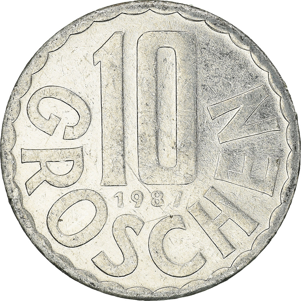 Coin, Austria, 10 Groschen, 1987