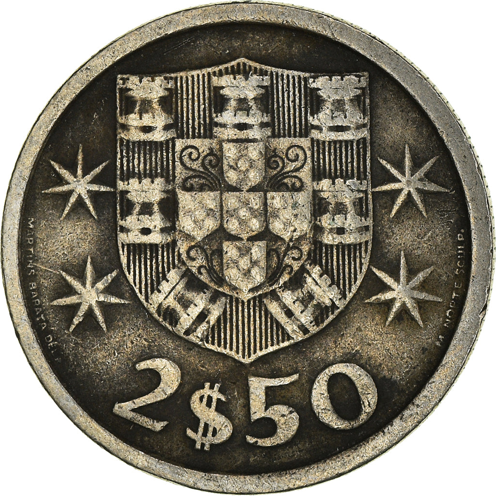 Moneta, Portogallo, 2-1/2 Escudos, 1965