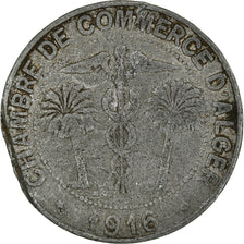 Coin, Algeria, 10 Centimes, 1916