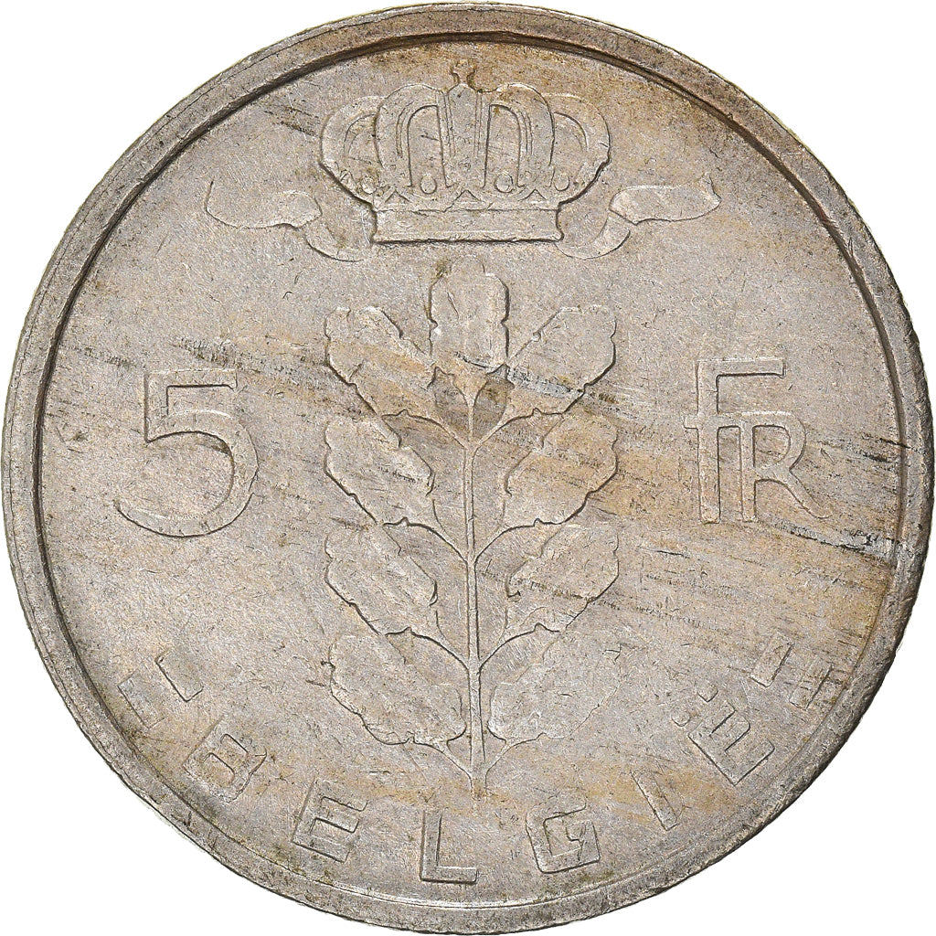 Moneta, Belgia, 5 Francs, 5 Frank, 1973