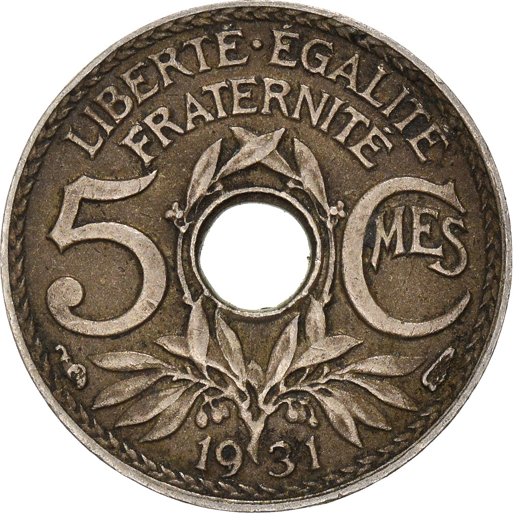 Münze, Frankreich, 50 Centimes, 1931