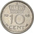 Moeda, Países Baixos, 10 Cents, 1948