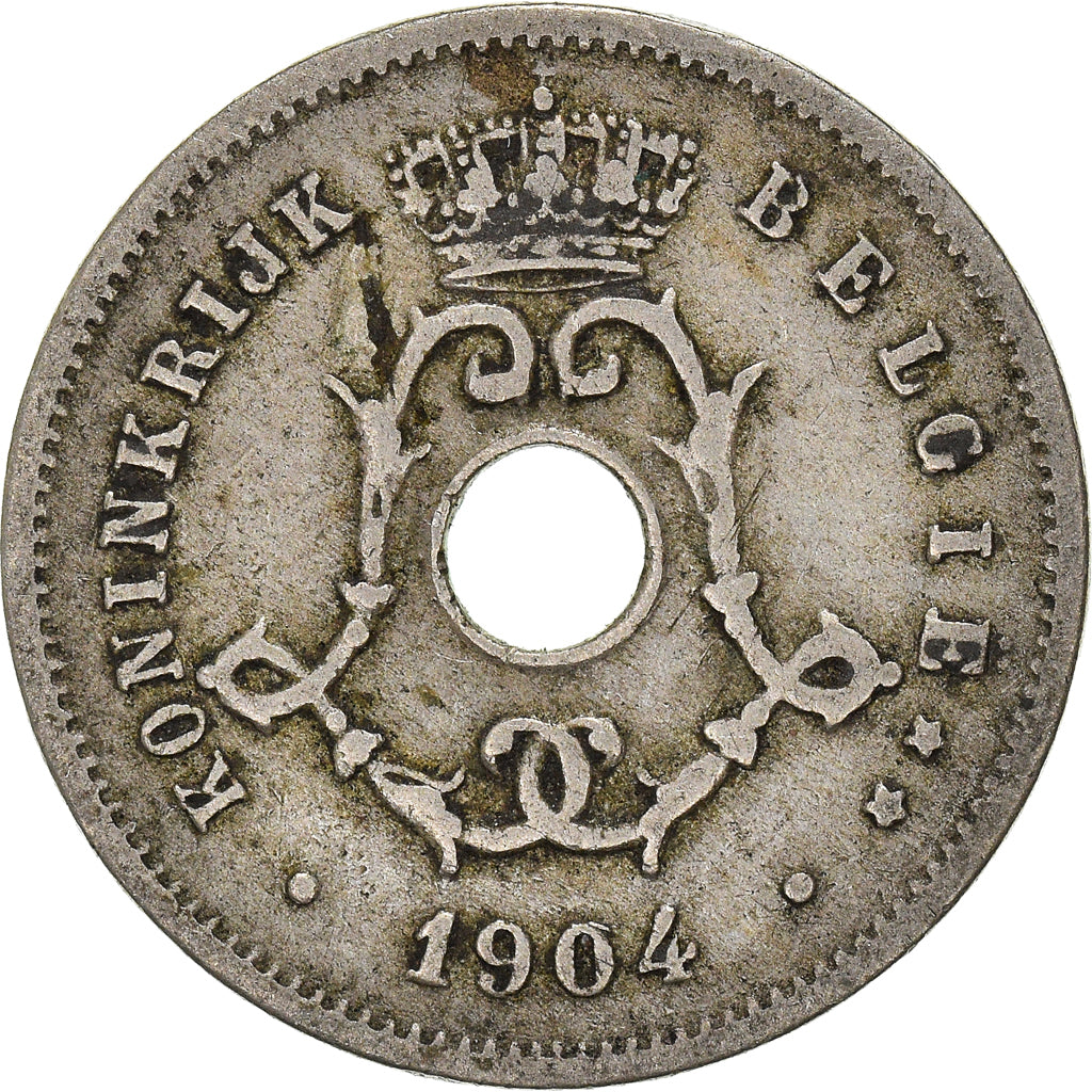 Münze, Belgien, 5 Centimes, 1904
