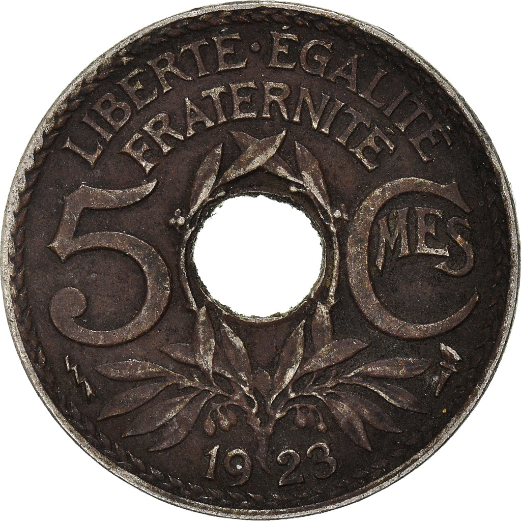 Moneta, Francia, 5 Centimes, 1923