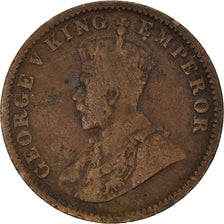 Moeda, ÍNDIA - BRITÂNICA, 1/4 Anna, 1919