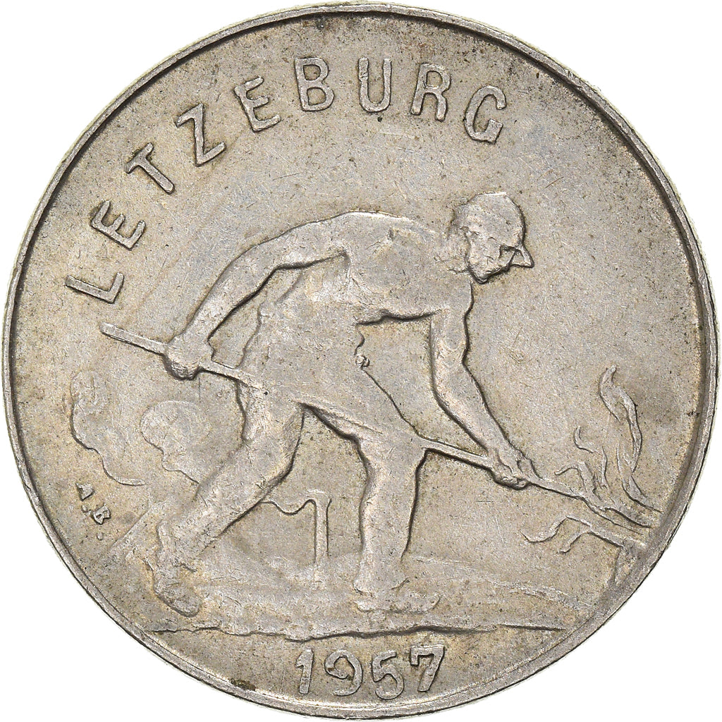Coin, Luxembourg, Franc, 1957