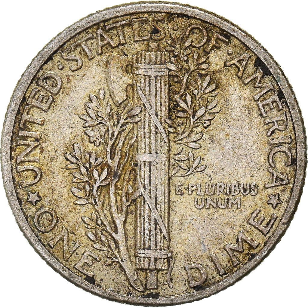 Moneta, Stati Uniti, Dime, 1939