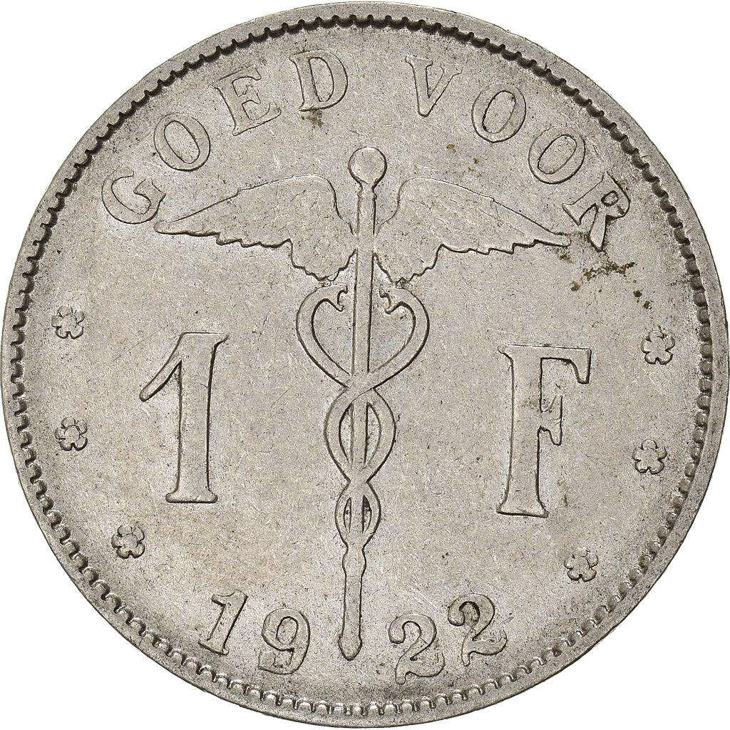 Munten, België, Franc, 1922