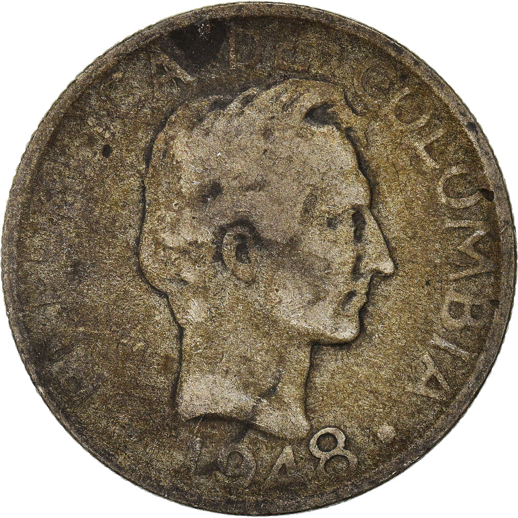 Münze, Kolumbien, 20 Centavos, 1948