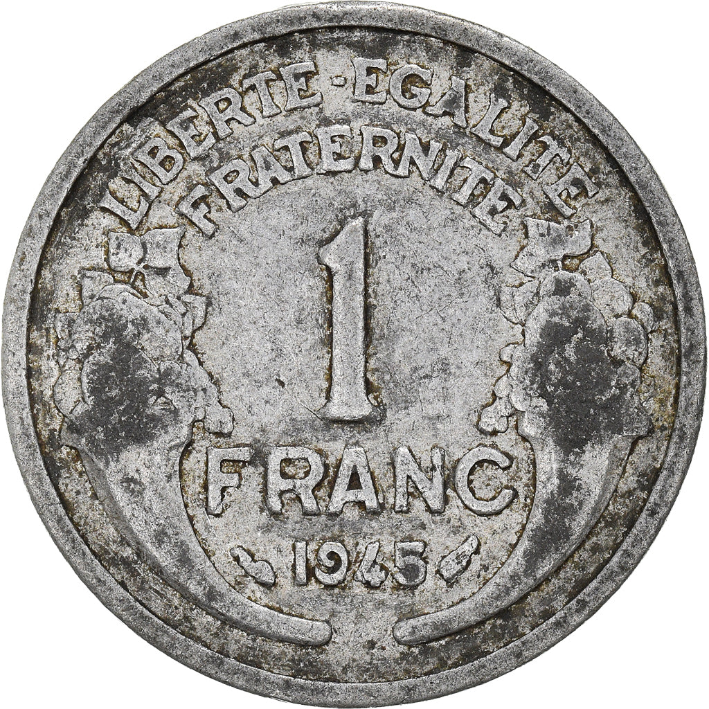 Monnaie, France, Franc, 1945