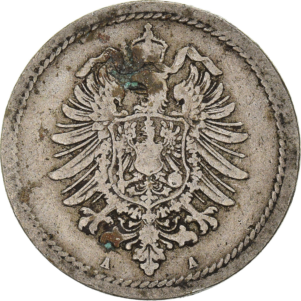 Coin, GERMANY - EMPIRE, 5 Pfennig, 1875