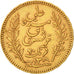 Tunisia, Ali Bey, 20 Francs, 1892, Paris, EF(40-45), Gold, KM:227