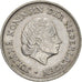 Münze, Niederlande, 25 Cents, 1958