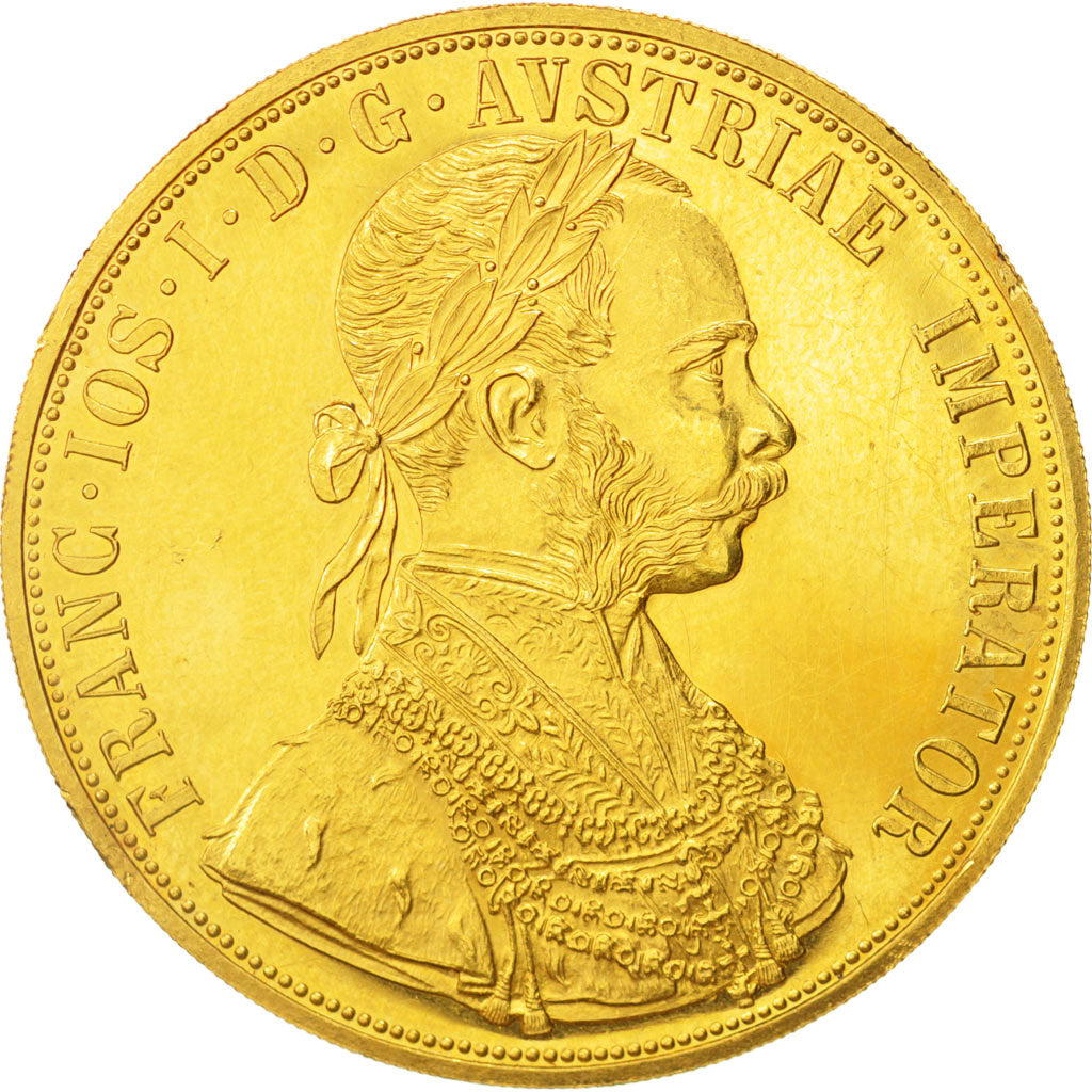 Austria, Franz Joseph I, 4 Ducat, 1915, SPL-, Oro, KM:2276