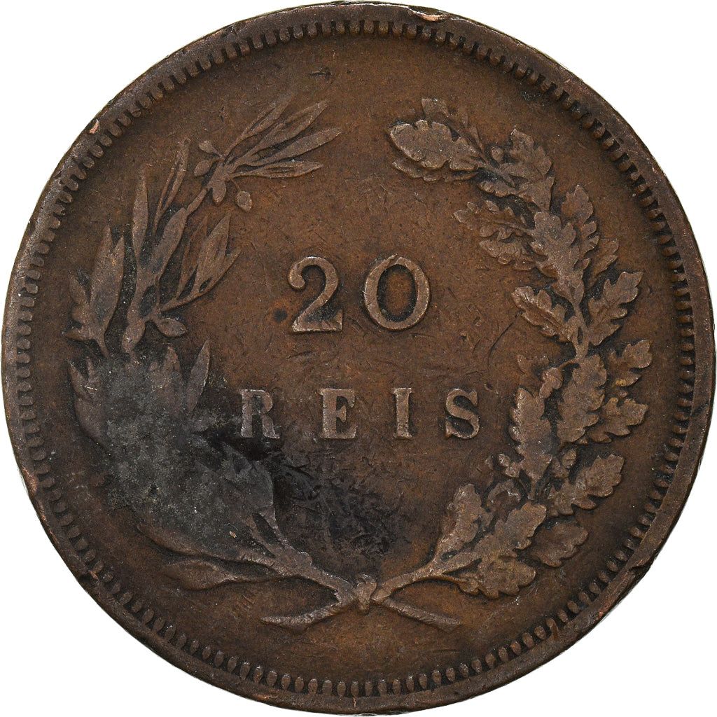 Münze, Portugal, 20 Reis, 1891