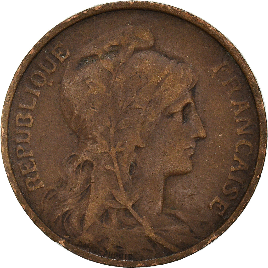 Coin, France, 5 Centimes, 1914
