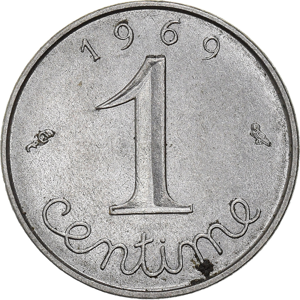 Münze, Frankreich, Centime, 1969