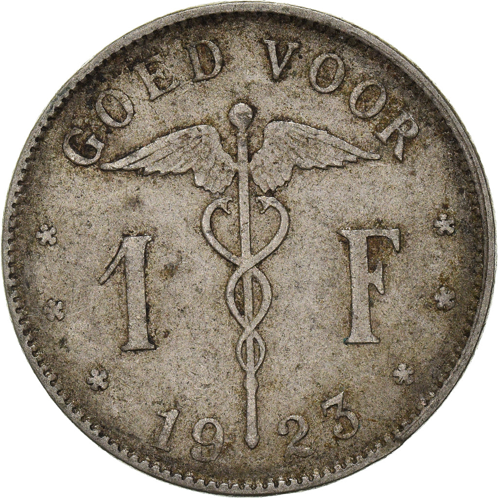 Moeda, Bélgica, Franc, 1923