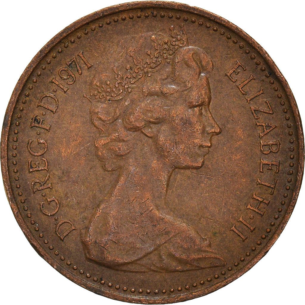 Coin, Great Britain, New Penny, 1971