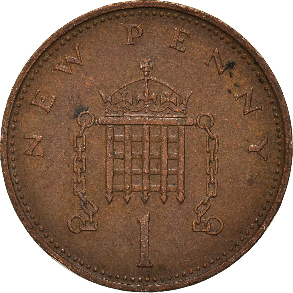 Coin, Great Britain, New Penny, 1971