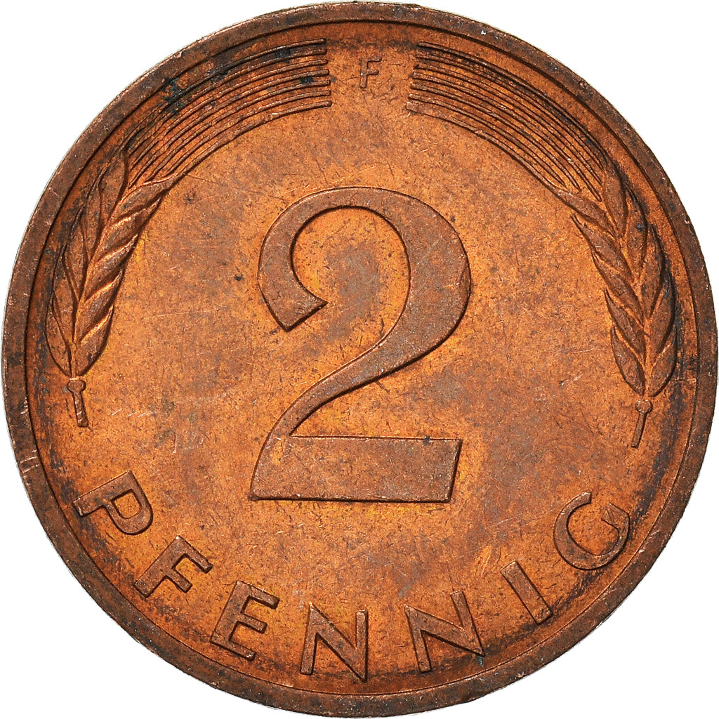 Coin, GERMANY - FEDERAL REPUBLIC, 2 Pfennig, 1979