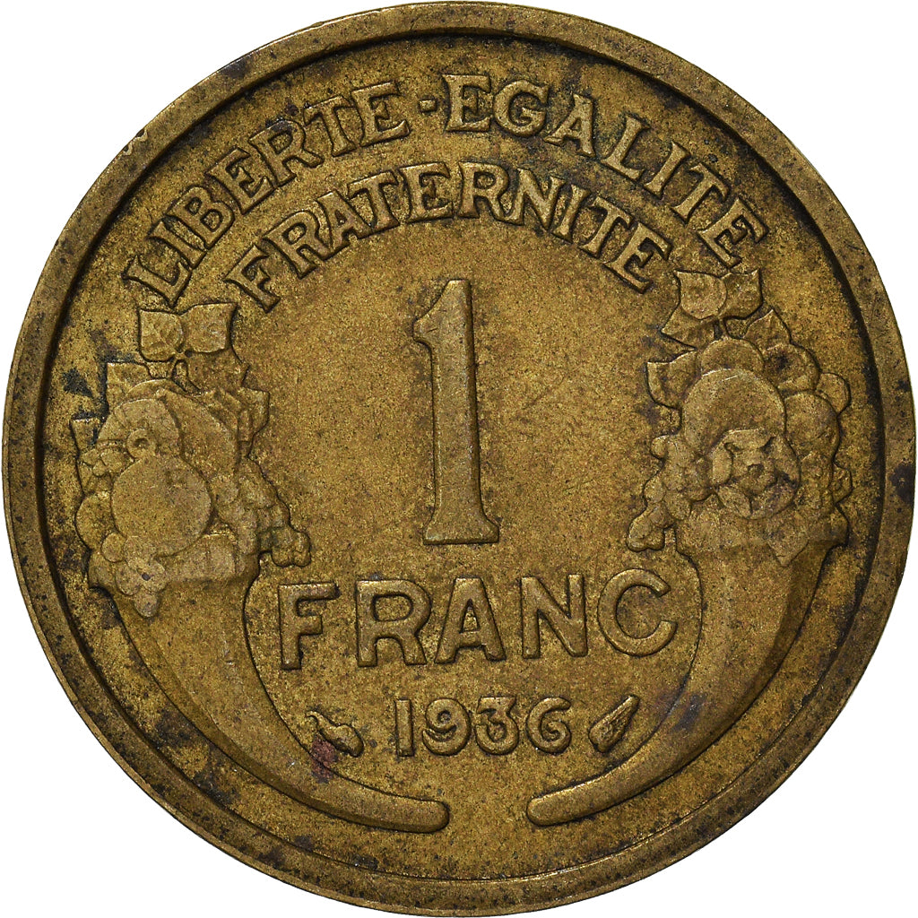 Monnaie, France, Franc, 1936