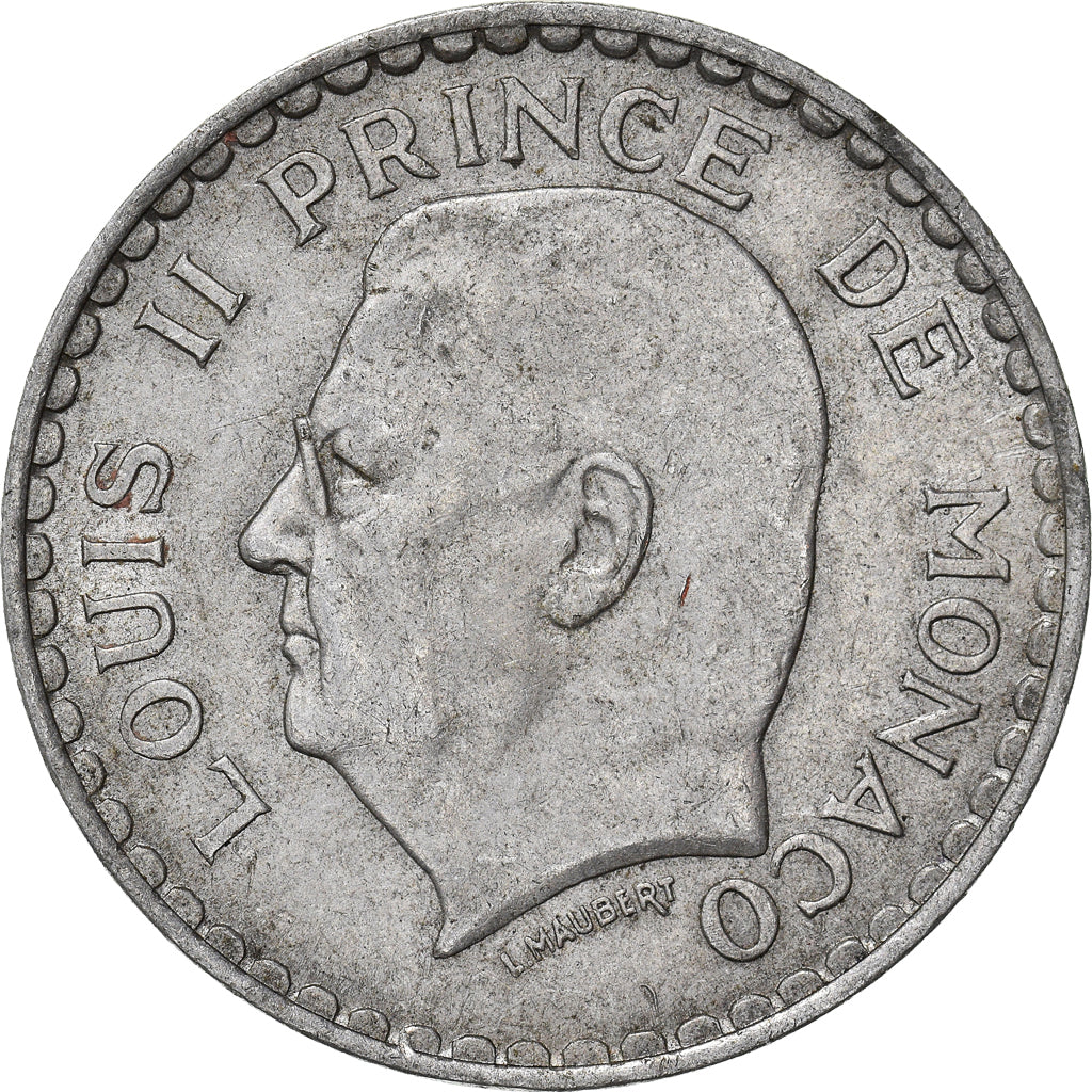 Münze, Monaco, 5 Francs, 1945