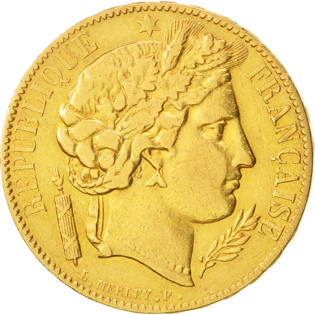 France, Cérès, 20 Francs, 1850, Paris, TTB, Or, KM:762, Gadoury:1059
