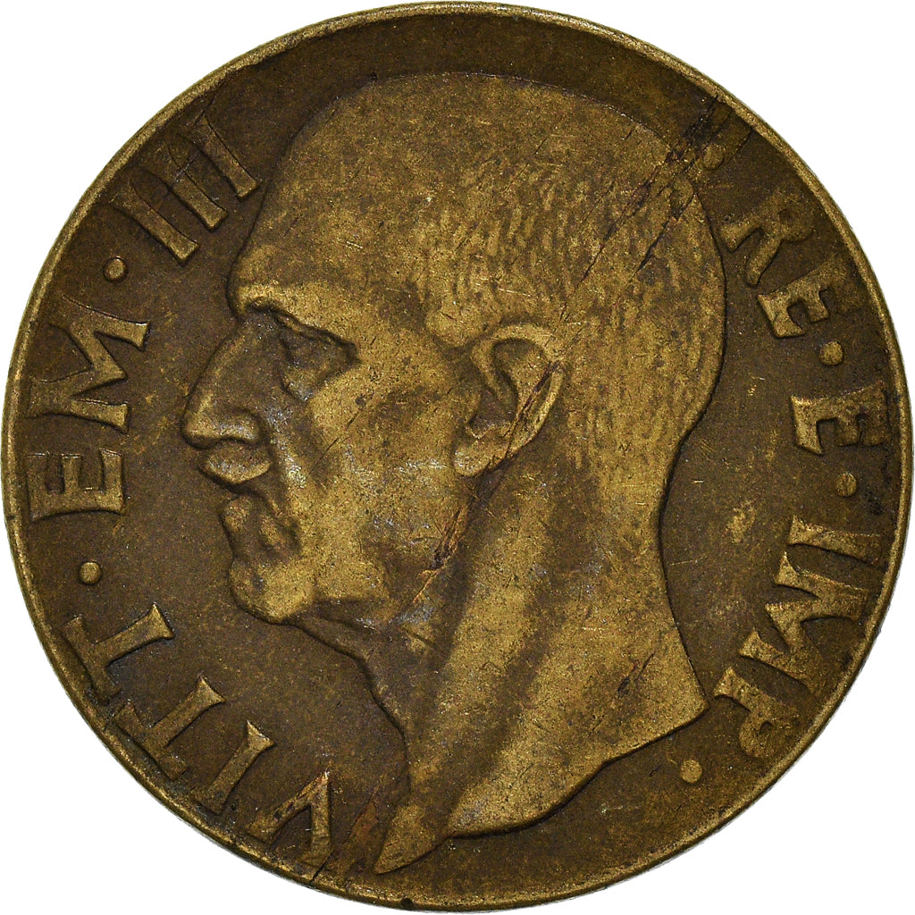 Moneda, Italia, 10 Centesimi, 1943