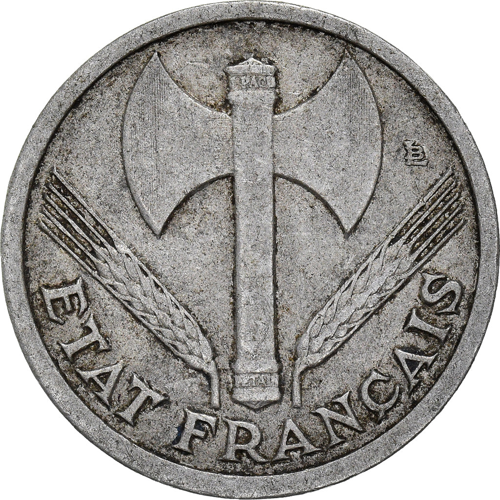 Coin, France, Franc, 1942