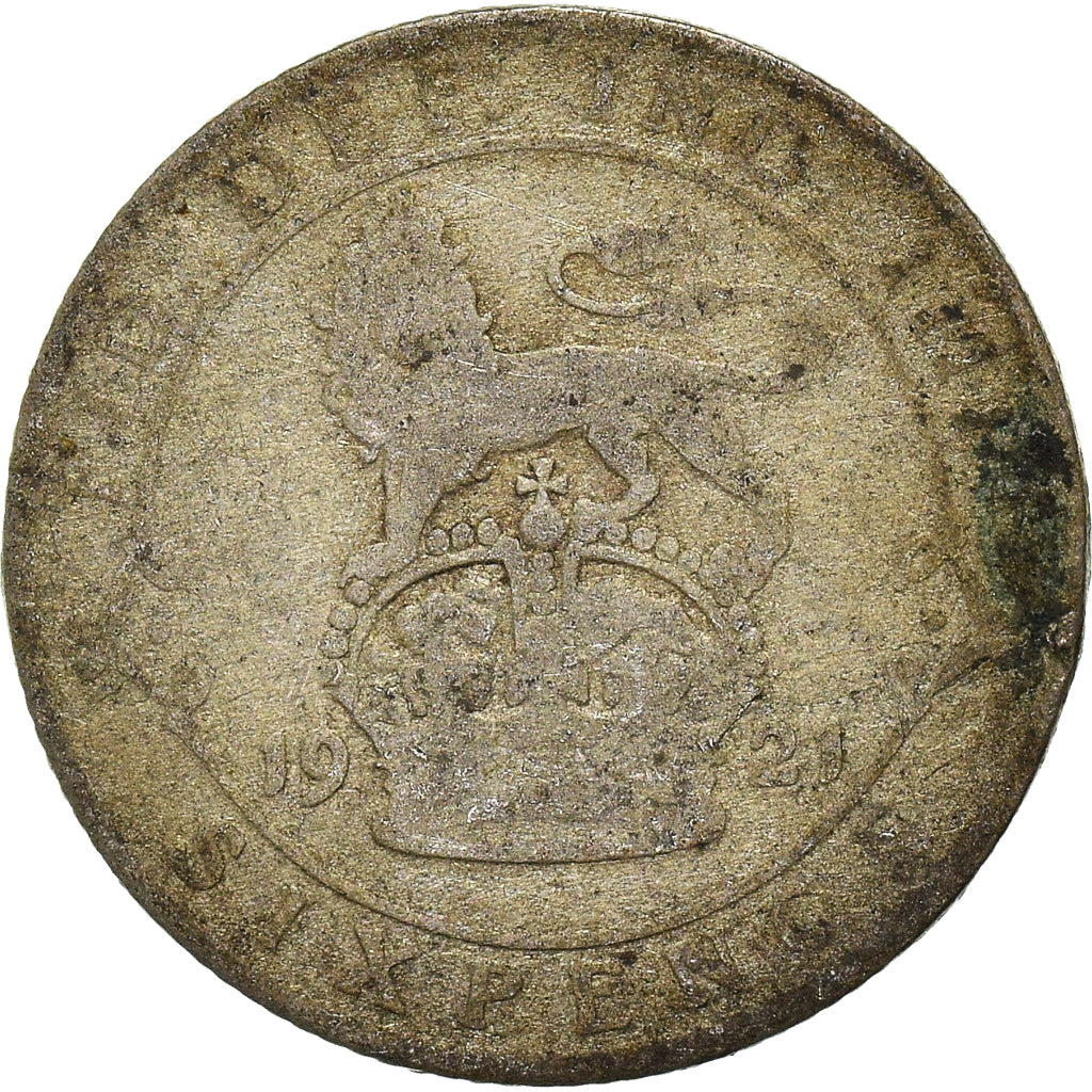 Monnaie, Grande-Bretagne, 6 Pence, 1921