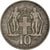 Moneta, Grecja, 10 Drachmai, 1968