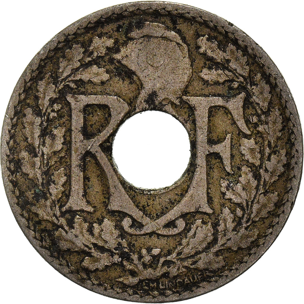 Moeda, França, 10 Centimes, 1920