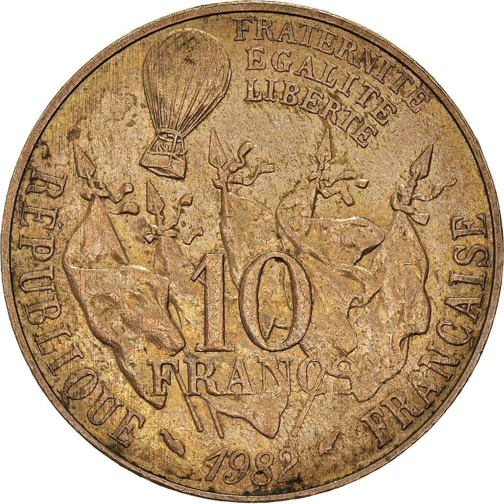 Coin, France, 10 Francs, 1982