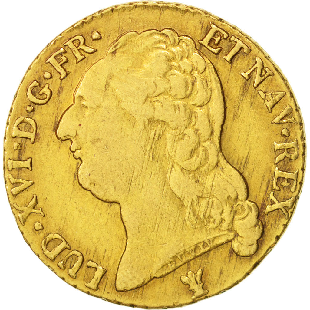 Francia, Louis XVI, Louis d'or à la tête nue, Louis d'Or, 1787, Limoges, BB...