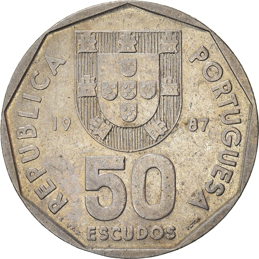 Moeda, Portugal, 50 Escudos, 1987