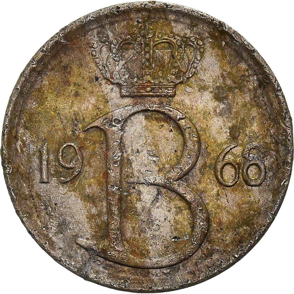 Monnaie, Belgique, 25 Centimes, 1968