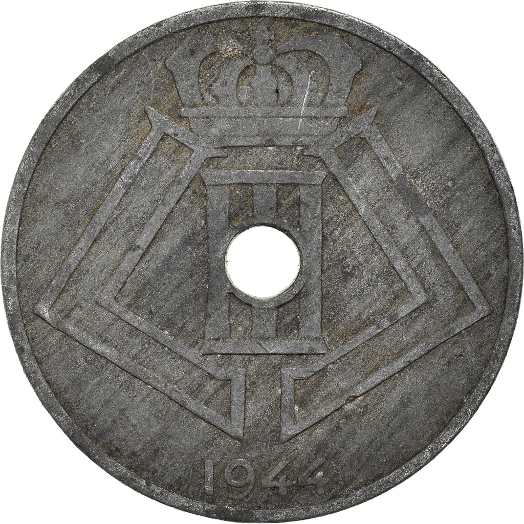 Moneta, Belgia, 25 Centimes, 1944