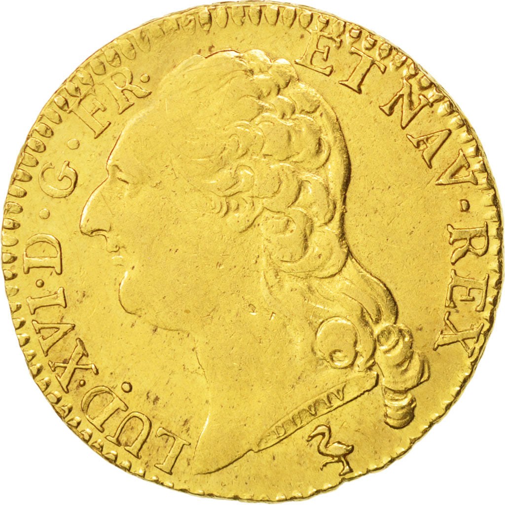 France, Louis XVI, Louis d'or à la tête nue, 1786, Paris, AU, KM:591.1