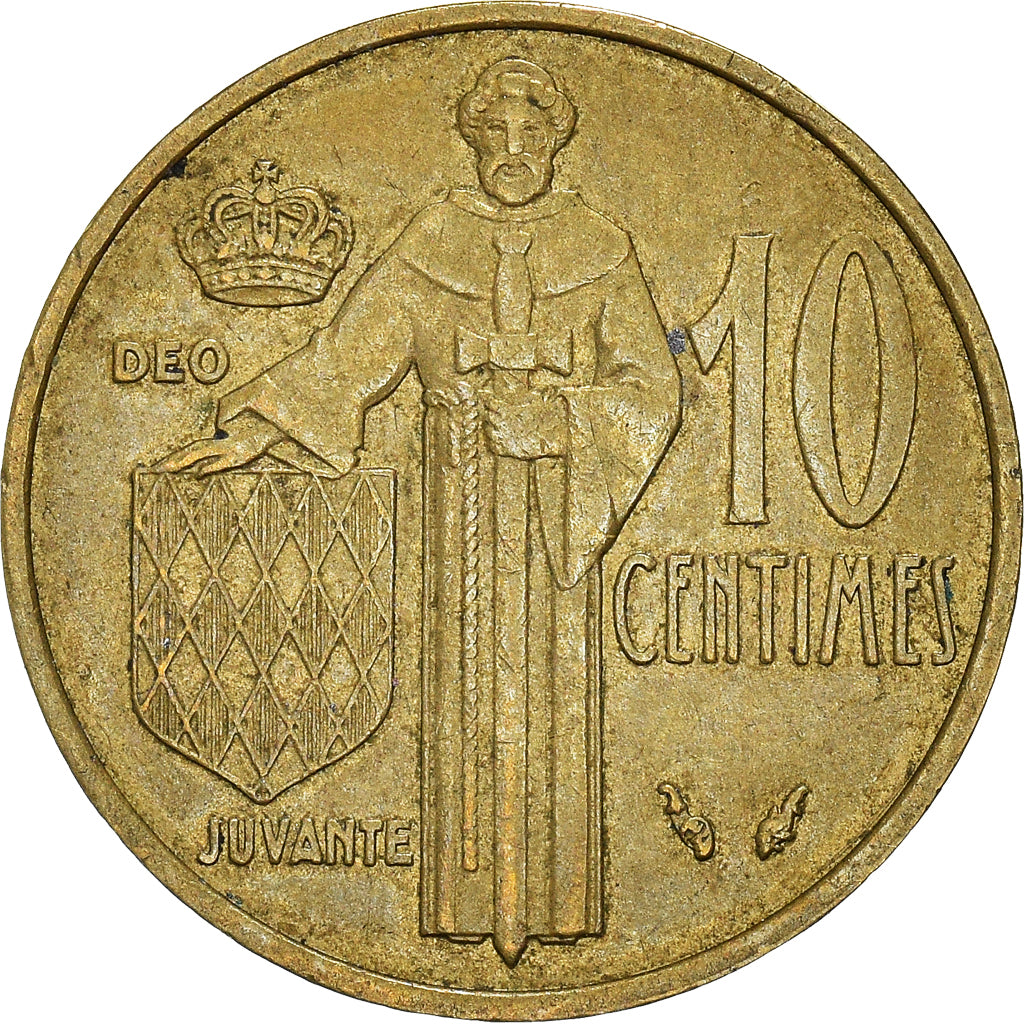 Moneda, Mónaco, 10 Centimes, 1975