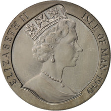 Isle of Man, Elizabeth II, Crown, 1990, Pobjoy Mint, MS(60-62), KM:267