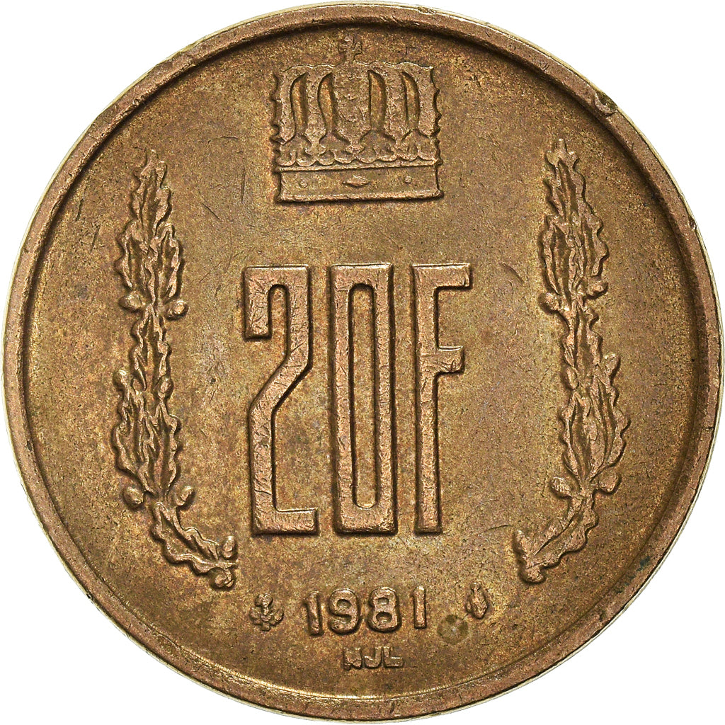 Coin, Luxembourg, 20 Francs, 1981