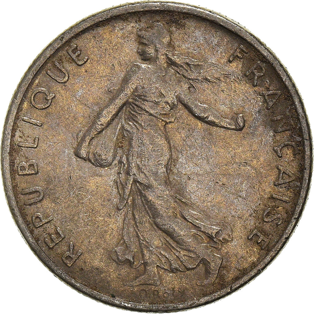 Münze, Frankreich, 1/2 Franc, 1973