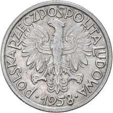 Monnaie, Pologne, 2 Zlote, 1958