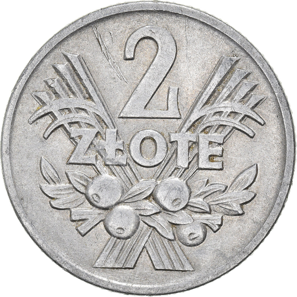 Monnaie, Pologne, 2 Zlote, 1958