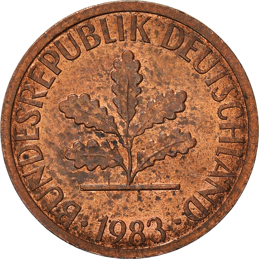 Monnaie, République fédérale allemande, Pfennig, 1983