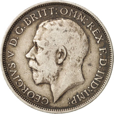 Great Britain, George V, Florin, Two Shillings, 1914, EF(40-45), Silver, KM:817