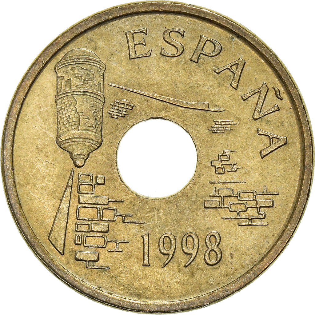 Coin, Spain, 25 Pesetas, 1998