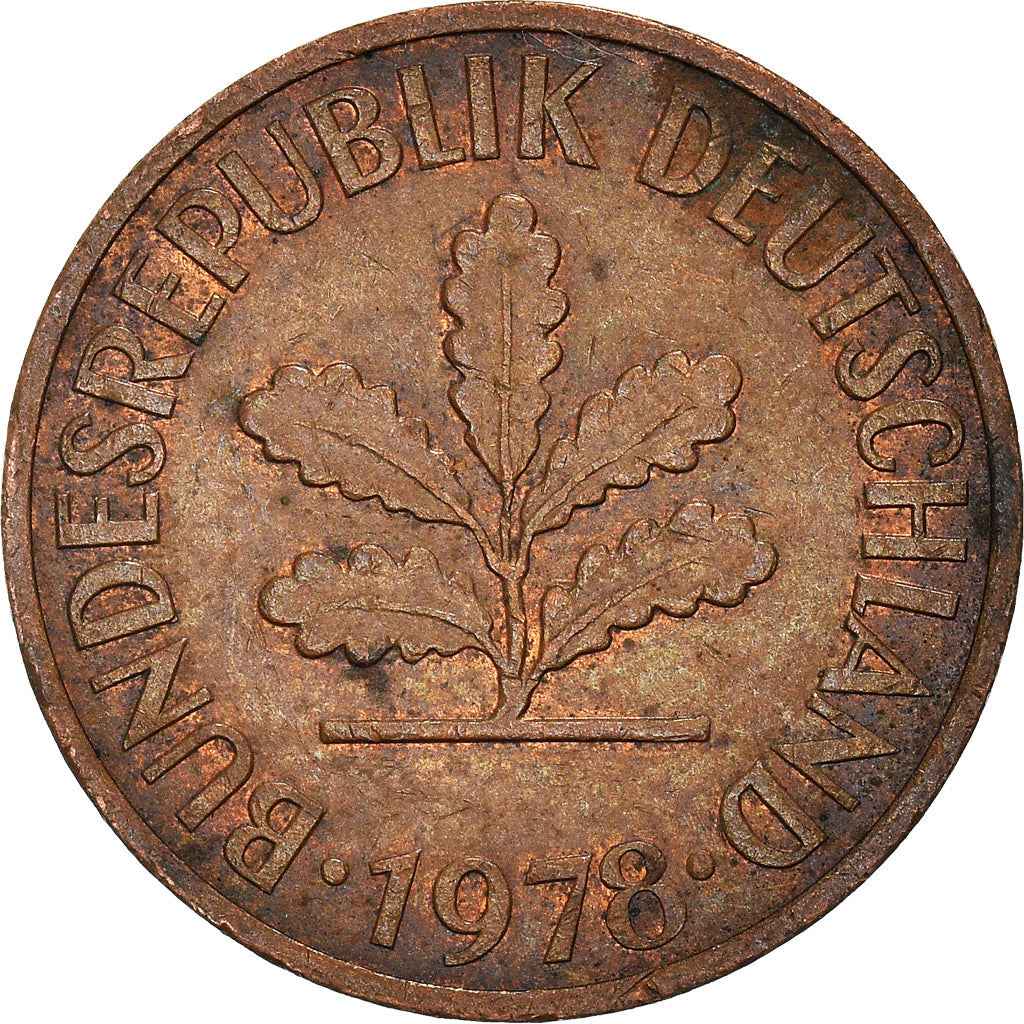 Coin, GERMANY - FEDERAL REPUBLIC, 2 Pfennig, 1978
