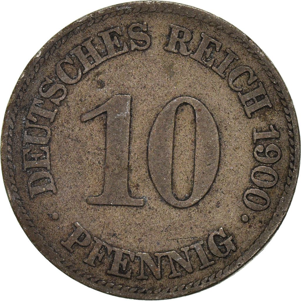 Coin, GERMANY - EMPIRE, 10 Pfennig, 1900
